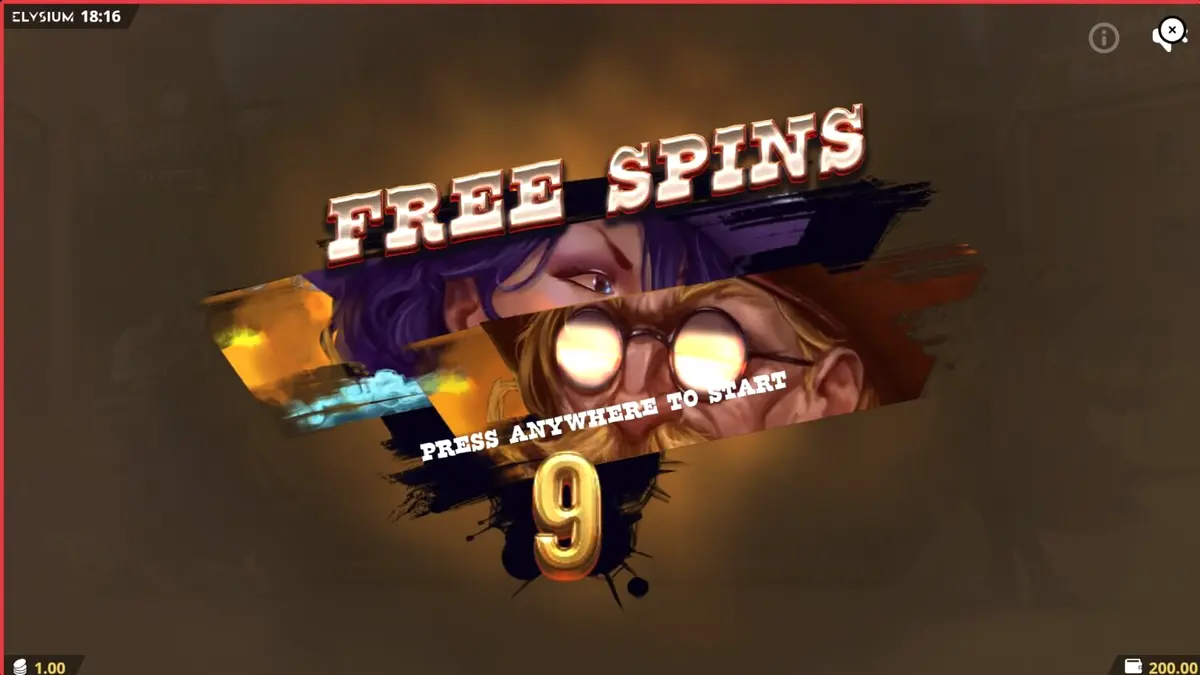 Tampilan visual slot High Noon Duel dengan tema Wild West