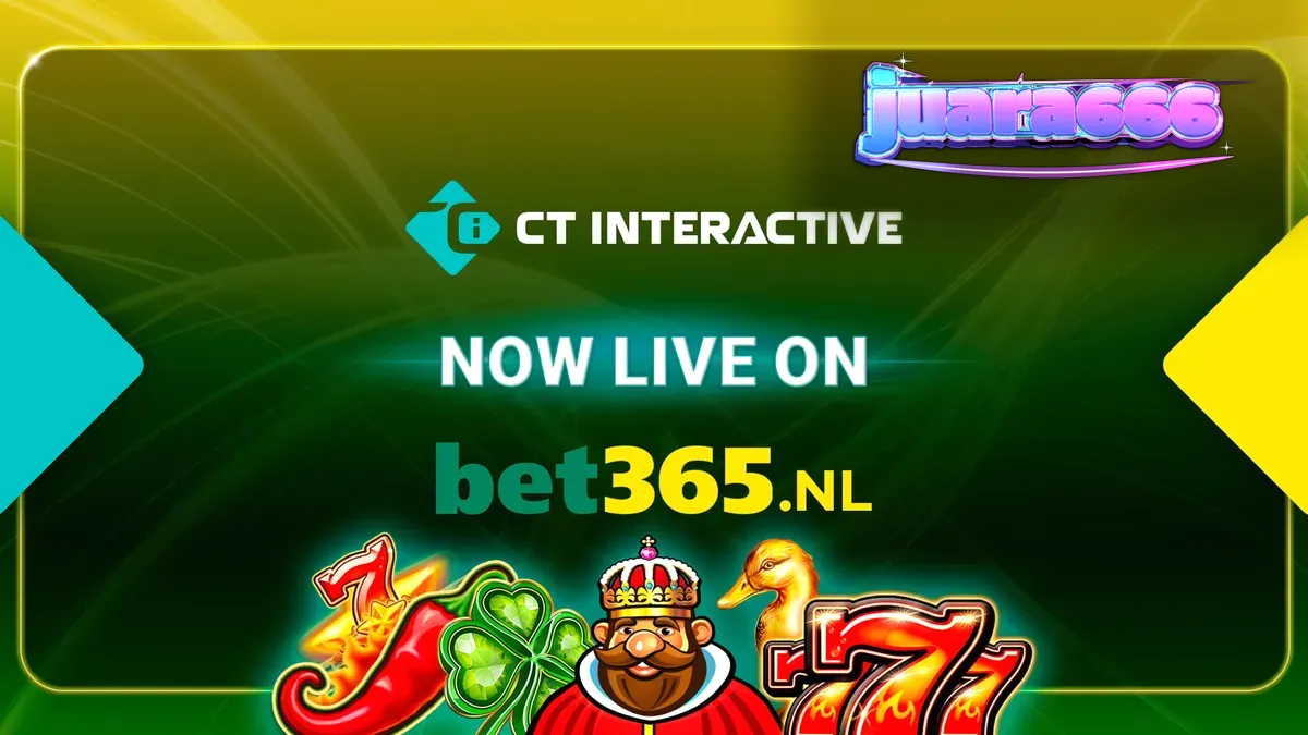 Deretan permainan slot CT Interactive yang kini tersedia di platform bet365 Belanda.